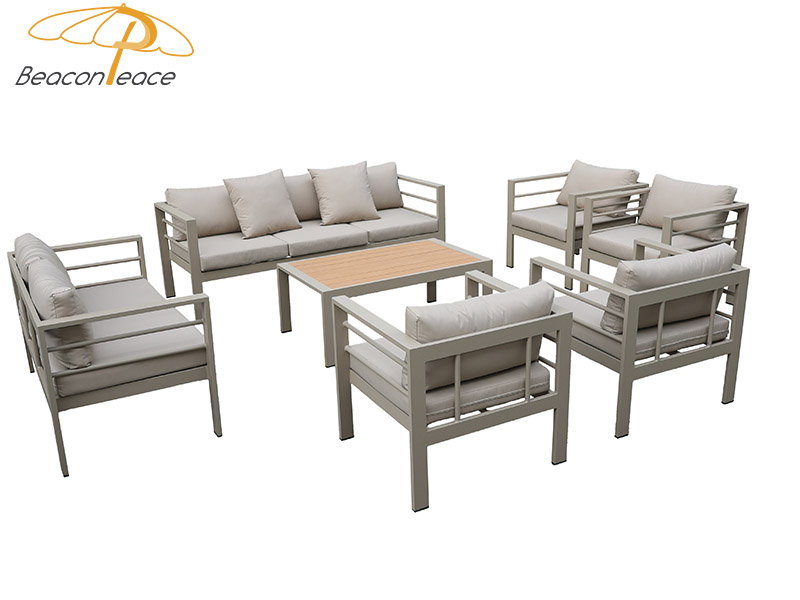 Outdoor Aluminium Sofa Set