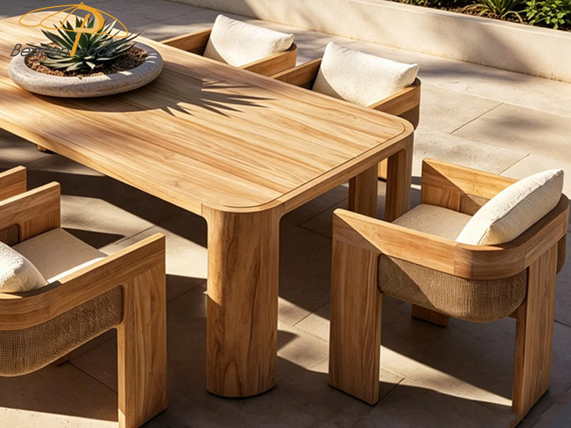 Outdoor Teak Wood Dining Set